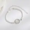 Accesorios transfronterizos moda europea y americana pedrería 12 constelaciones pulsera oro plata cadena de tobillo de constelación cadena plana joyería para mujer venta al por mayor