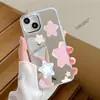 Transfronterizo Nuevo Producto Sencillo y Elegante Rosa Estrella Manzana 18Pro Chica Dulce Funda para Teléfono Iphone17 Funda Espejo para Teléfono