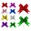 50 # Lazo Grande Perlado Flor Decorativa Atada a Mano para Coche de Boda, Regalo Navideño, Cinta para Empaque de Flores