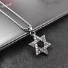Collar de estrella de seis puntas de la suerte japonés y coreano para hombres y mujeres, adornos colgantes de hip-hop, collar de cadena de lana a juego para parejas de estudiantes y estudiantes.