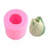 Molde de Silicona de Flor Capullo de Rosa Tulipán Molde para Fondant Pastel Chocolate Decoración Molde para Vela Aromática