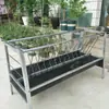 Bebedero para Ovejas, Nuevo Bebedero Largo Engrosado de Material Galvanizado para Alimentación de Ovejas, Fijación con Tornillo Desmontable