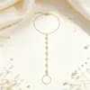 Pulseira Popular Quadrada de Zircônia Colorida Flor de Dedo Tendência Simples Europeia e Americana Transfronteiriça Amazon Personalizada