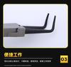 Alicate de pressão Alicate de pressão Alicate de trava de anel bico reto bico curvo alicate de anel interno card externo pinça de duas finalidades alicate de mola cotovelo atacado