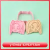 Grupo Bruxa Caçadora Molde de Biscoito Cabeça de Gato Grande Desenho Animado 3D Molde de Biscoito Mira Biscoitos Impressos Simulação de Argila DIY