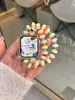 Adecuado para correas de Apple Watch con cuentas del Palacio Potala Pulsera para series Xiaomi 8/9 Pulsera para mujer