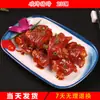 Modelo de Plato Molde de Comida Platos Falsos Comida Accesorios Gourmet Molde de Verduras Restaurante Cerdo Estofado Platos Calientes Fritos