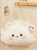 Bolsa de Pelúcia de Dumpling Macia e FofaNova Mochila de Dumpling, Bolsa de Ombro, Bolsa de Mão, Travesseiro, Fofa e Curativa, Estilo Ins