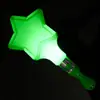 Atacado do Fabricante Novo Modelo Bastão Fluorescente de Estrela de Cinco Pontas LED, Bastão Brilhante, Bastão Piscante de Estrela, Bastão de Torcida para Shows