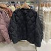 Jaqueta Nova Outono/Inverno 2023 Ordem Japonesa Gola V Casual Curta Leve Jaqueta de Penas Feminina K450453