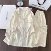 Pijama feminino no atacado para exportação, primavera e outono, estilo coreano, fofo, cartoon, solto, manga longa, fino, conjunto de roupa de casa para meninas jovens