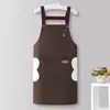 Delantales Personalizados para One Piece, Cocina del Hogar, de Aspecto Elegante, Overoles Impermeables y a Prueba de Aceite, Ropa de Trabajo, Delantales Resistentes a las Manchas para las Tareas del Hogar