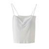 Nova Camisola Estilo 2026 Regata Estilo Bm para Meninas Quentes, Top de Verão Sem Mangas com Bojo, Peça de Sobreposição, Camiseta Básica Feminina, Tomara-que-caia