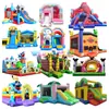Castelo Inflável, Escorregador Aquático Externo, Cama Elástica, Castelo Travesso Temático de Desenho Animado Interno, Piscina de Água, Cama Elástica Inflável Multifuncional