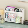 Estante de Almacenamiento de Cocina Blanco Cremoso para Condimentos, Frascos de Especias y Tazas de Agua, Organizador de Escritorio