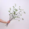 Simulación Planta Verde Hoja Mori Simple Suave Pony Hojas Borrachas Ramas Secas Caballo Madera Borracha Decoración del Hogar Floricultura Campana