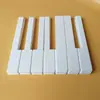 Folha de superfície de couro sem chave lado da chave branca chave branca couro acessórios de piano chave branca couro piano saco plástico teclado de papel outros