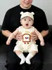 Ropa para Bebé, Estilo Delgado de Verano, Mameluco Súper Lindo para Bebés Pequeños, Ropa para Salidas de Verano, Conjunto de Verano para Bebé Niño de Mes Completo, Conjunto de una Pieza