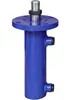 Cilindro Hidráulico de 5 Toneladas 63mm de Diámetro Doble Efecto Brida Cilindro Hidráulico Prensa de Piernas Cilindro de Aceite Lifting Divisora de Madera Cabeza de Aceite Superior