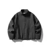 Yidao Vintage 2026 Otoño Nuevo Chaqueta de Lana Houndstooth Retro Americana Chaqueta Harrington de Gama Alta para Hombre