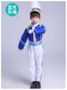Traje de Banda de Tambores Infantil Alunos do Ensino Fundamental e Médio Guarda de Honra Jardim de Infância Banda de Tambores de Hasteamento da Bandeira