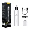 Recortador Eléctrico de Vello Nasal Transfronterizo para Hombres, Recortador Eléctrico de Vello Nasal, Recortador de Vello Nasal Recargable