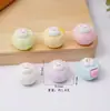 Lindo Dibujo Animado Estéreo Miniatura Gatito y Cachorro Accesorios para Joyería Decoración con Pegamento de Crema Llavero Colgante DIY Resina