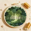 Kit de Material para Bordado Túnel na Floresta, Estilo Nórdico, Decoração de Sala de Estar Ins, Arte de Parede DIY Feita à Mão, Atacado do Fabricante