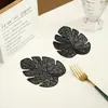 Posavasos de PVC para Halloween Transfronterizo Impermeable Aislante al Calor Tapete para Mesa de Comedor Decoración de Halloween Posavasos Antideslizante con Bronceado Venta al por Mayor