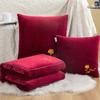 Almohada Gruesa Multifuncional Edredón de Doble Propósito Siesta de Oficina Plegable Cojín Pequeño Cojín para Coche Edredón