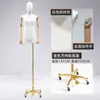 Modelo masculino de estilo coreano ajustado, accesorios de media figura humana, escaparate de ropa, modelo informal de moda, expositor de cuerpo entero