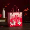 Caixa de Presente para Casamento com Acabamento de Luxo, Estilo Gaveta Portátil Embalagem de Doces para Noivado e Lembrancinha de Casamento Caixa Vazia