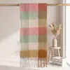Comércio Transfronteiriço|Cachecol Xadrez de Imitação de Mohair de Alta Qualidade|Xadrez de Acrílico Quente para Outono e Inverno|Suporta Personalização de Logo