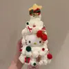 Auténtico Peluche de Dibujos Animados Sanrio Hello Kitty Bolsa Decoración Colgante Llavero Colgante