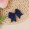 Accesorios Decorativos Sencillos Europeos y Americanos para Niños, Cola de Golondrina, Color Puro, Lazo, Semi-terminados, para Ropa, Bolsas y Zapatos DIY, Venta al por Mayor