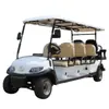 Exportar Carrito de Golf de 8 Plazas Vehículo de Resort Carrito de Golf Eléctrico Vehículo de Transporte de Baja Velocidad Fabricante Transporte de Área Escénica Vehículo de 6 Plazas