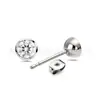 Jiangtitanium F136 Liga de Titânio Joias Cabeça Tigela Copo Zircônia Fivela Borboleta G23 Liga de Titânio Corpo Piercing Joias Brincos