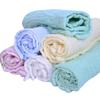 Toalha de Banho para Bebê Zhifeng Nova de Gaze Lavada Lisa Seis Camadas Macia e Absorvente Toalha Quadrada Macia e Absorvente Amiga da Pele Atacado