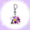 Colgante Kpop Accesorios de Dibujos Animados para Grupos Femeninos, Exquisitos Regalos Personalizados de Acrílico Transparente, Accesorios para Mochilas de Anime, Película