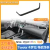 Aplicable a 20-25 Modelos de Toyota Corolla, Corolla Cross, Rav4 y Frontlander Tiras de Recorte para la Consola de Navegación en Interiores de Conducción Derecha