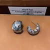 Nuevos Pendientes Tejidos con Patrón Cruzado, Pendientes Sencillos, Elegantes, Modernos y Exquisitos con un Diseño de Lujo Ligero y Elegante