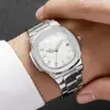 Venda Quente Transfronteiriça Moda Masculina Relógio Quadrado Clássico de Calendário Atacado Esportivo Tendência Relógio de Quartzo Não Mecânico