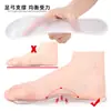 Plantilla Suave de Gel Transparente de Siete Puntos para Tacones Altos Zapatos de Tacón Alto para Mujer Sandalias de Verano Antideslizantes Amortiguación de Arco