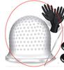 Set de Herramientas para Teñir el Cabello Gorro de Silicona para Mechas Pincel para Teñir el Cabello Guantes de Goma Pinza de Cocodrilo Bufanda de Peluquería En Stock