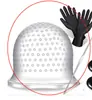 Set de Herramientas para Teñir el Cabello Gorro de Silicona para Mechas Pincel para Teñir el Cabello Guantes de Goma Pinza de Cocodrilo Bufanda de Peluquería En Stock