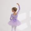 Roupa de Dança Infantil, Roupa de Prática Laranja para Meninas, Algodão Puro, Roupa de Dança para Exame de Grau de Menininha, Saia de Ballet, Manga Curta de Verão