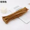 Kit de Acessórios Especial com Varetas Coloridas Enroladas, Buquê Feito à Mão, DIY Infantil, Tiras Coloridas de Pelúcia, Material Criptografado para Raiz do Cabelo