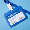 Youhe 6633 Portagafete de Plástico Porta Tarjeta de Identificación de Trabajo PVC Porta Tarjeta de Identificación de Trabajo Elegante