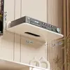 Estante para router, soporte de pared para decodificador y almacenamiento WiFi, organizador de pared para cámara, soporte suspendido sin perforación