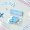 Caderno mini pingente acrílico criativo personalizado, bloco de notas estilo cura cor de doce, acessório fofo estilo INS